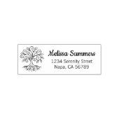 Levensboom Retouradres Zelfinktende Stempel (Design)