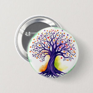 Levensboom Ronde Button 5,7 Cm