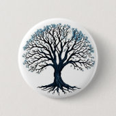 Levensboom Ronde Button 5,7 Cm (Voorkant)