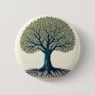 Levensboom Ronde Button 5,7 Cm