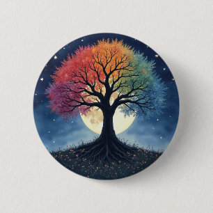 Levensboom Ronde Button 5,7 Cm