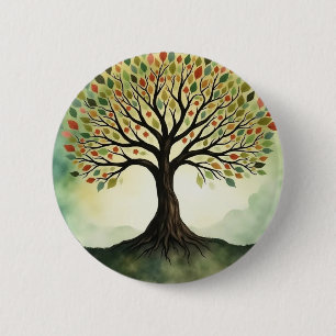 Levensboom Ronde Button 5,7 Cm