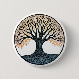 Levensboom Ronde Button 5,7 Cm
