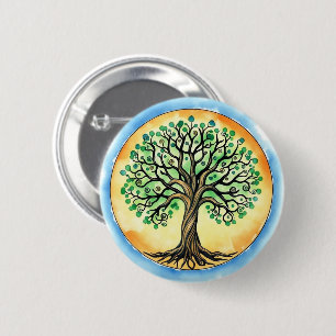 Levensboom Ronde Button 5,7 Cm