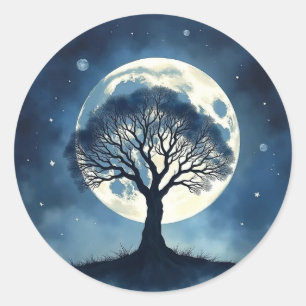 Levensboom Ronde Sticker