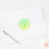 levensboom ronde sticker (Envelop)