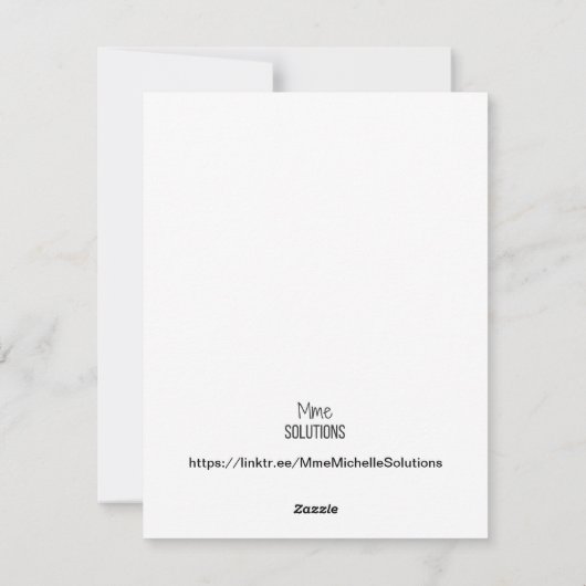 Levensboom Rood Goud Glow Platte Kerstkaart  (Achterkant)