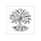 Levensboom Rubberstempel (Afrduk)