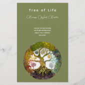 Levensboom | Seizoenen Flyer (Achterkant)