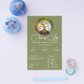 Levensboom | Seizoenen Flyer (Enkel)