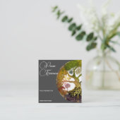 Levensboom | Seizoenen Vierkante Visitekaartje (Staand voorkant)