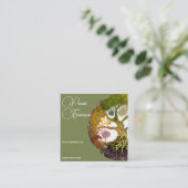 Levensboom | Seizoenen Vierkante Visitekaartje (Staand voorkant)