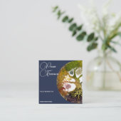 Levensboom | Seizoenen Vierkante Visitekaartje (Staand voorkant)