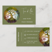 Levensboom | Seizoenen Visitekaartje (Voorkant / Achterkant)