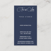 Levensboom | Seizoenen Visitekaartje (Achterkant)