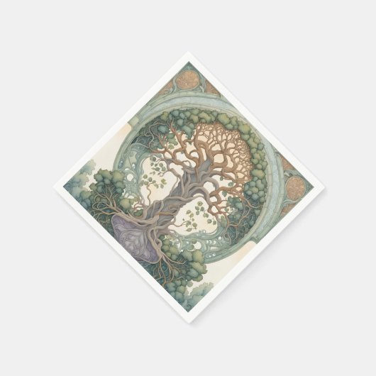 Levensboom Servet (Hoek)