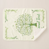 Levensboom Sherpa Deken (Voorkant (horizontaal))