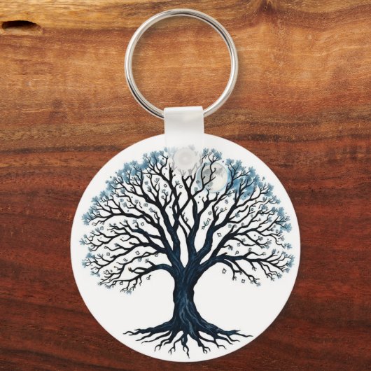 Levensboom Sleutelhanger (Achterkant)