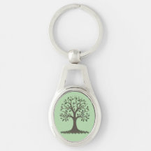 🌳 Levensboom Sleutelhanger van Metaal