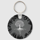 Levensboom Spat Keyring Sleutelhanger (Voorkant)