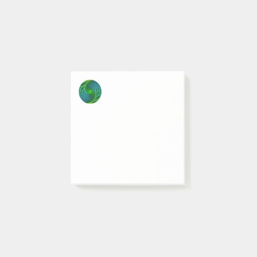 Levensboom Spiraal Fractal Post-it® Notes (Voorkant)