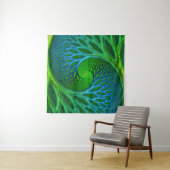 Levensboom Spiraal Fractal Wandkleed (In Situ (horizontaal))