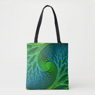 Levensboom Spiraal Tote Bag