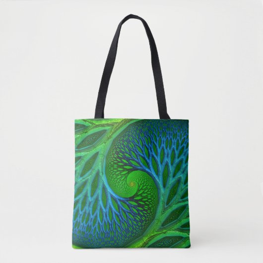 Levensboom Spiraal Tote Bag (Voorkant)