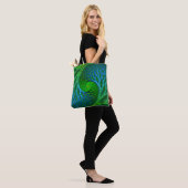 Levensboom Spiraal Tote Bag (Op model)