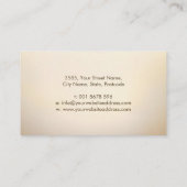 Levensboom - spiraalvormige werveling visitekaartje (Achterkant)