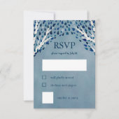 Levensboom Sterren Waterverf Bat Bar Mitswa RSVP Kaartje (Voorkant)