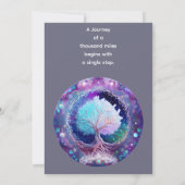 Levensboom | STERRENNACHT Kaart (Achterkant)