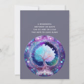 Levensboom | STERRENNACHT Kaart (Achterkant)