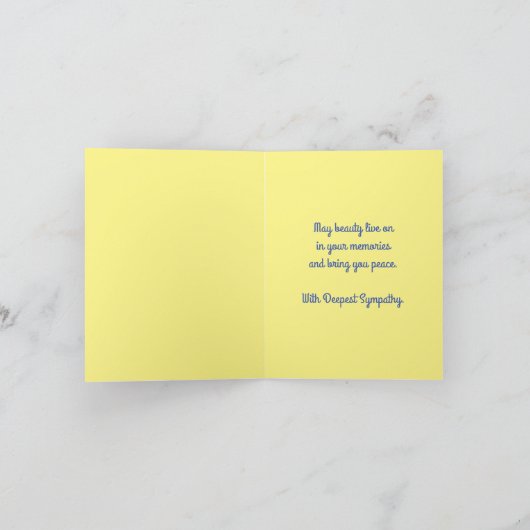 Levensboom sympathie kaart (Binnen)