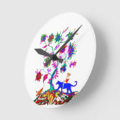 Levensboom T-Shirt Ronde Klok (Hoek)