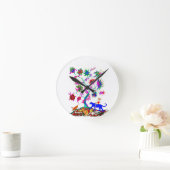 Levensboom T-Shirt Ronde Klok (Huis)