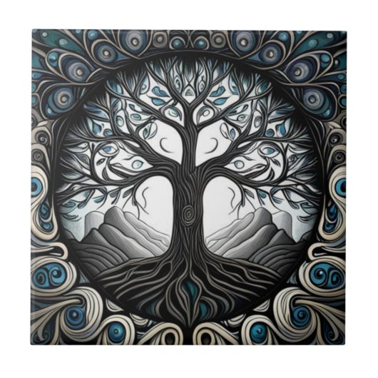 Levensboom Tegeltje (Voorkant)