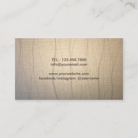  levensboom Therapy Health Spa Visitekaartje (Achterkant)