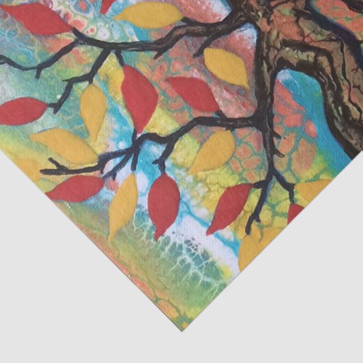 Levensboom Tissuepapier (Detail)