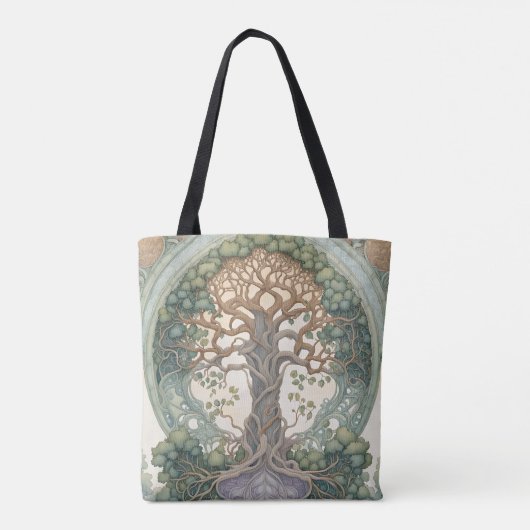 Levensboom Tote Bag (Achterkant)
