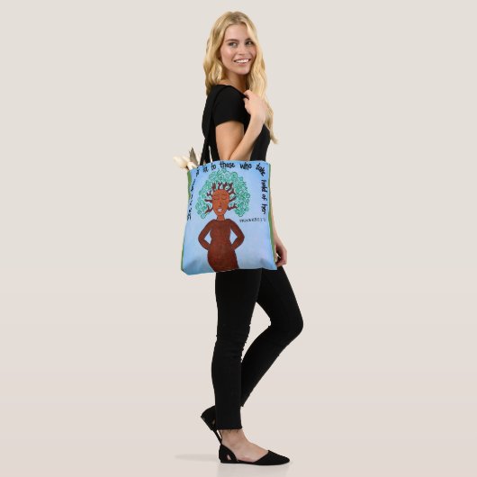 Levensboom Tote Bag (Op model)