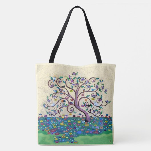 Levensboom Tote Bag (Achterkant)