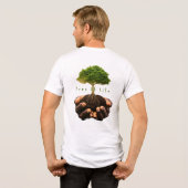 levensboom Tri-Blend shirt (Achterkant volledig)