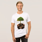 levensboom Tri-Blend shirt (Voorkant volledig)