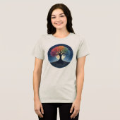 Levensboom Tri-Blend Shirt (Voorkant volledig)
