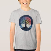 Levensboom Tri-Blend Shirt (Voorkant)