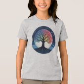 Levensboom Tri-Blend Shirt (Voorkant)