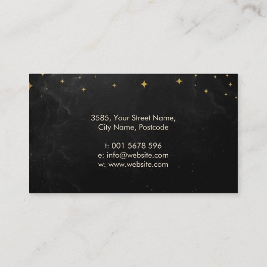 Levensboom - Triple Moon Visitekaartje (Achterkant)