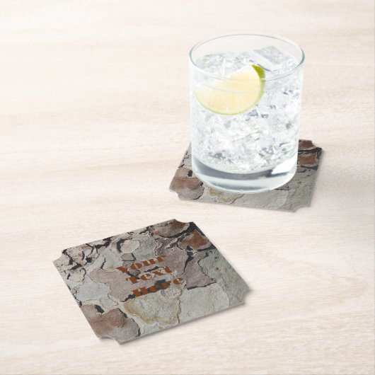 Levensboom Twee Papier Coaster Kartonnen Onderzetters (Insitu)