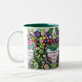 Levensboom Tweekleurige Koffiemok (Links)
